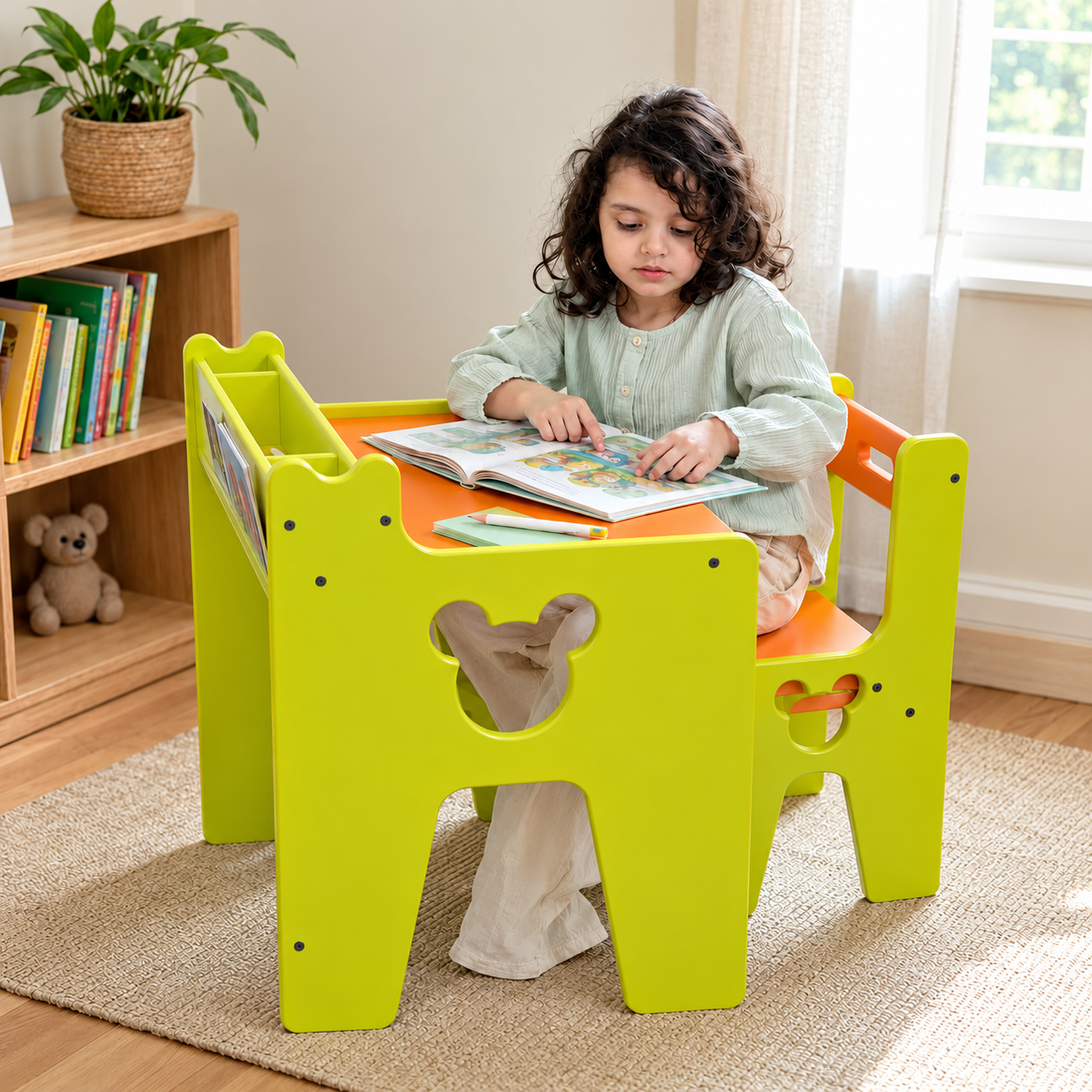 Micky Study Table And Chair 